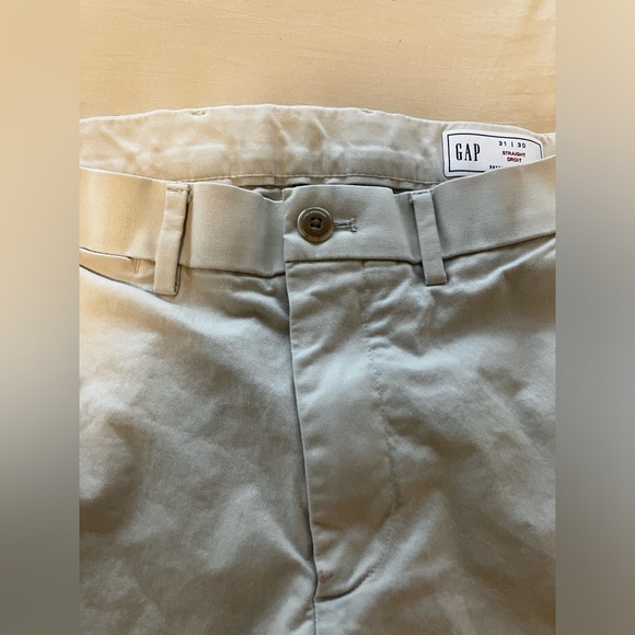 Gap Men’s Straight Leg Light Khaki Pants W 31 x L 30 - Picture 4 of 7
